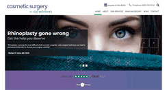 Desktop Screenshot of cosmeticsurgerysolicitors.co.uk